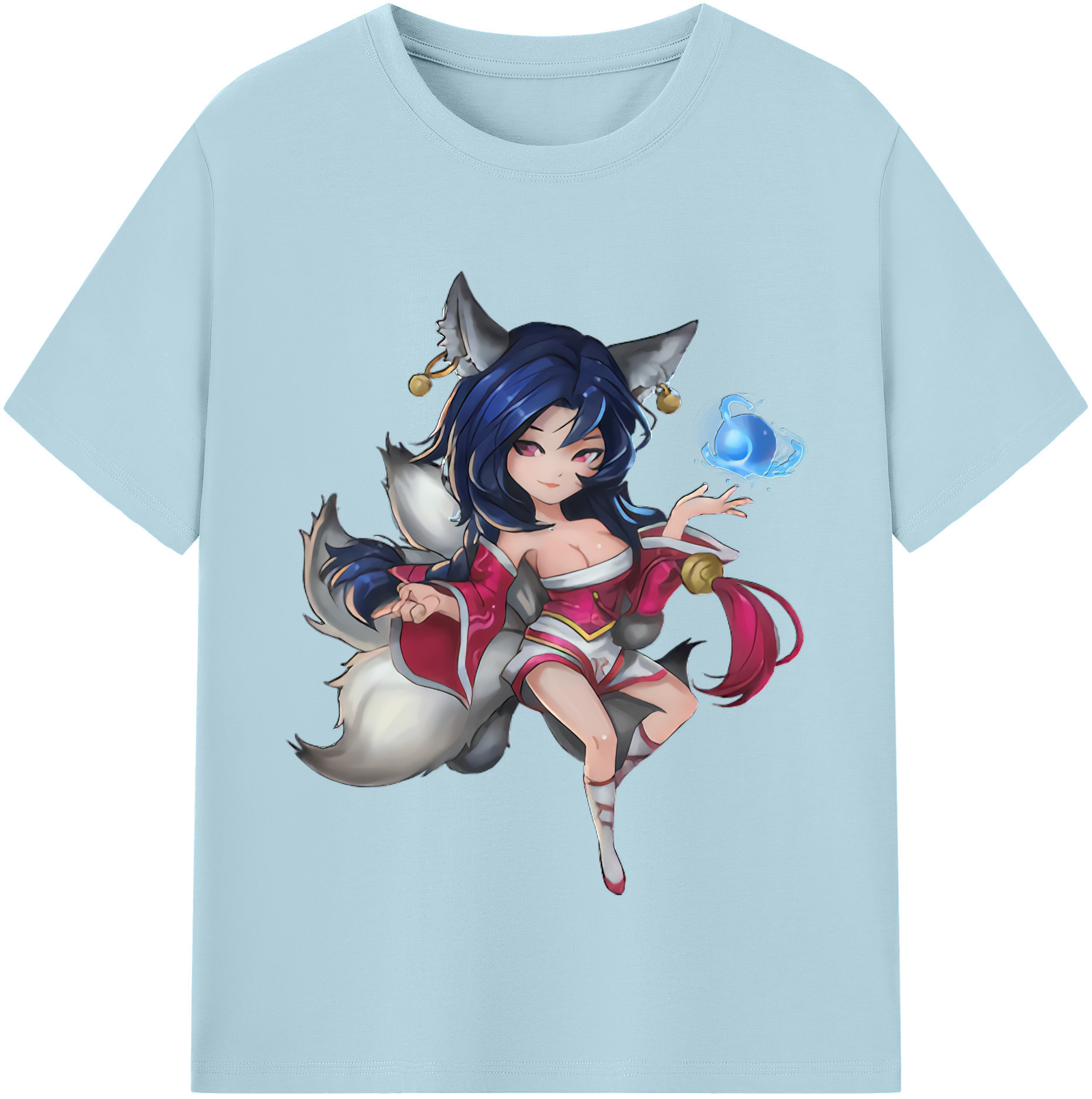リーグ・オブ・レジェンド League of Legends LOL 綿100％半袖Tシャツ（フロントプリント）